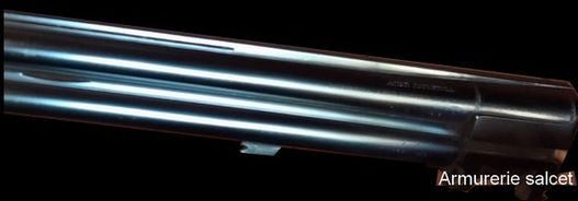 Bronzage de canon fusil superposé par l' armurerie Salcet