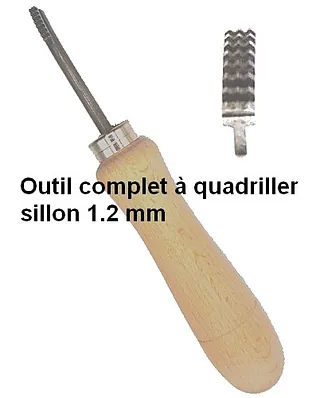 outil à quadriller mi fin 1.25 mm