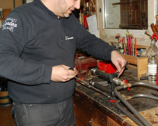 atelier de fabrication lance filet pigeons