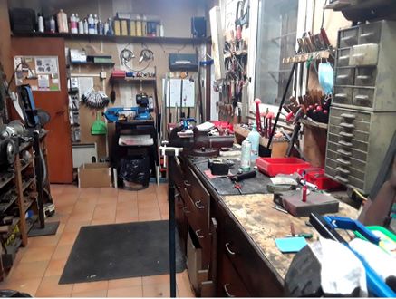 atelier de réparation des armes de chasse