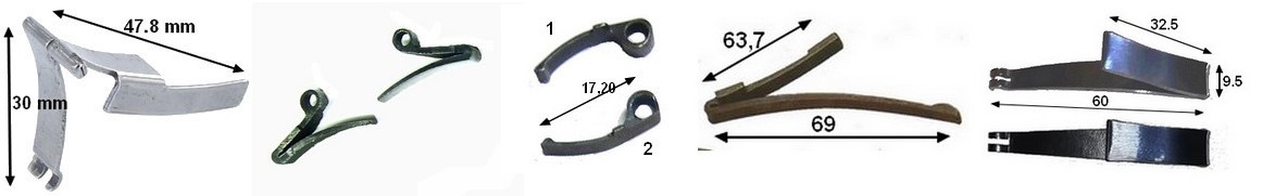 Ressorts d' armes anciennes de percution