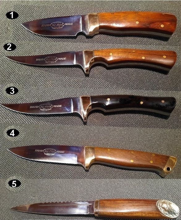 Couteau droit Anglais Pat Mitchell , couteau de collection