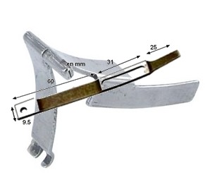 ressort de revolver ,browning ,pièces détachées, ressorts pour armes