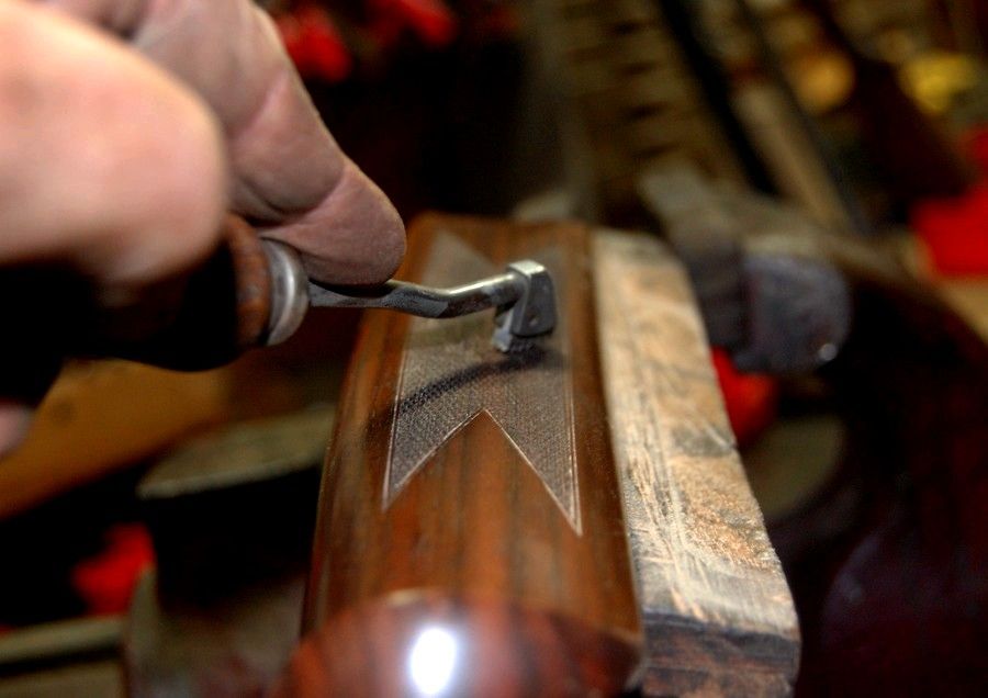 atelier de réparation des armes de chasse
